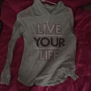 Live your life hoodie
